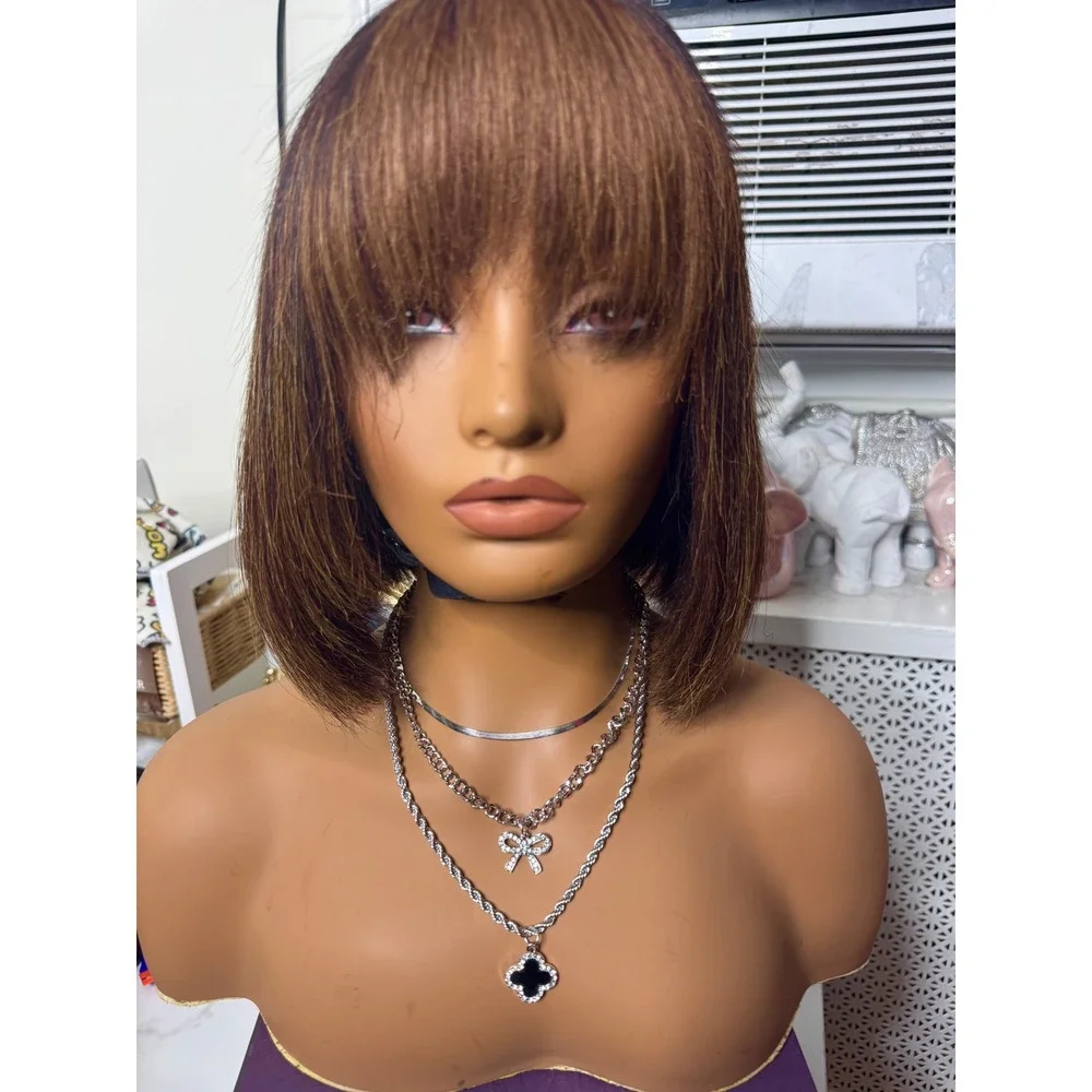 Black Clover Rhinestone Bow Necklace Silver Layered Lucky Charm Mothers Day Gift - Picture 3 of 3